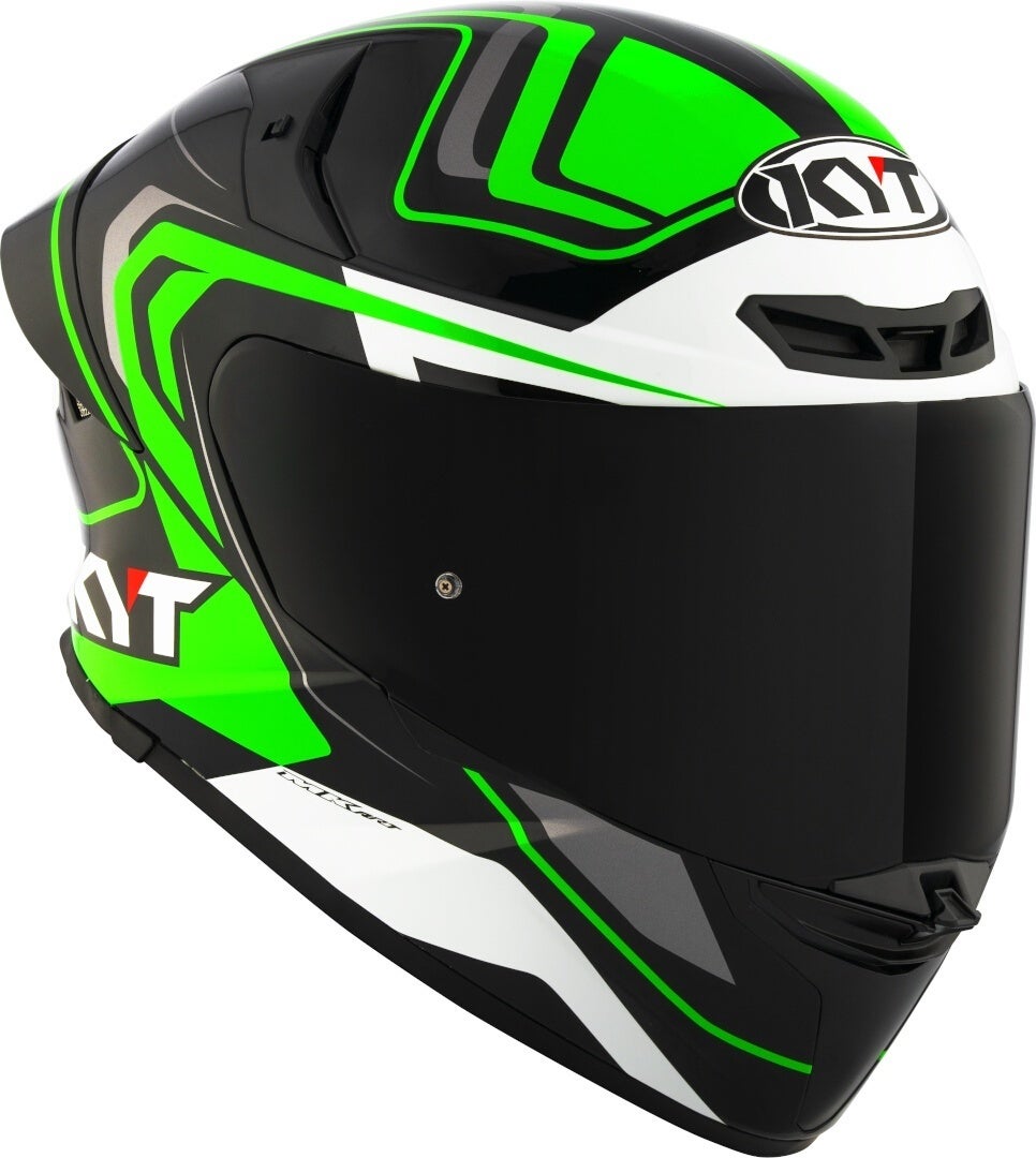 KYT TT-Revo Overtech Hjelm svart/grønn S (55/56) Figur 7