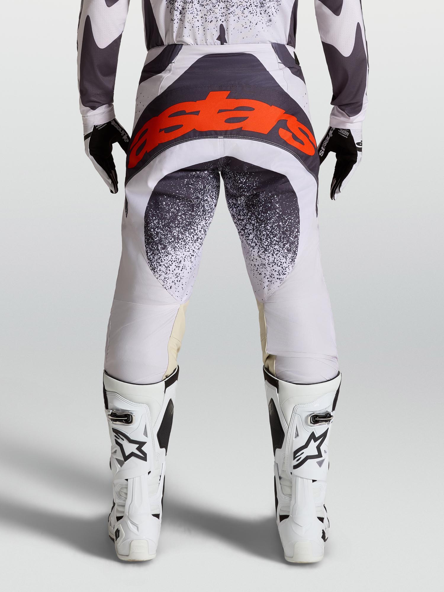 Side view of Alpinestars Techstar Swan Motocross Pants