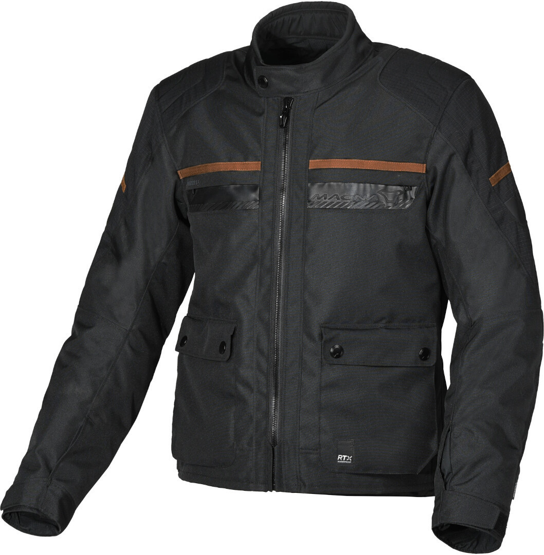 Macna Oryon waterproof Motorcycle Textile Jacket black L Figure 1