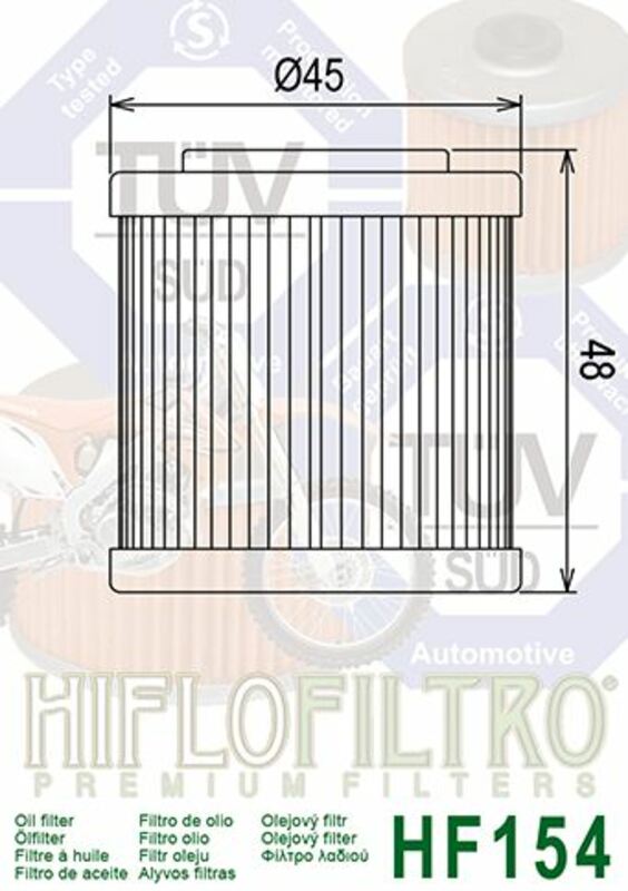 Hiflofiltro Filtru de ulei - HF154 Figura 4