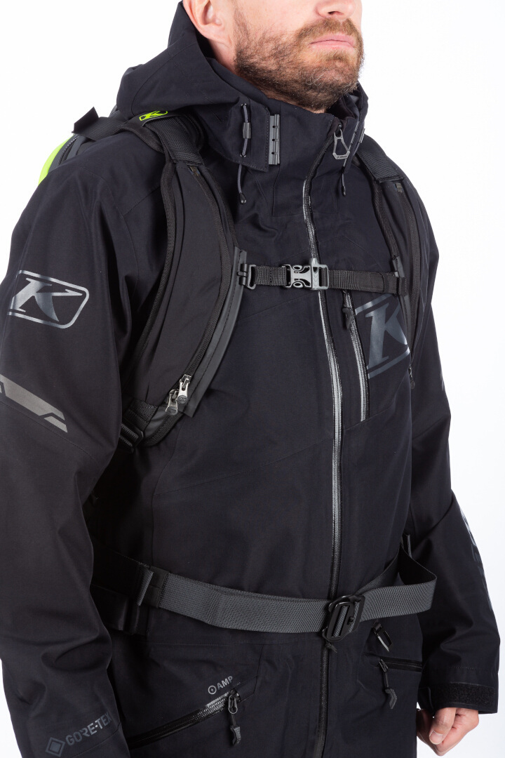 Klim Atlas 14 Avalanche Rucsacul cu airbag negru/galben Figura 3