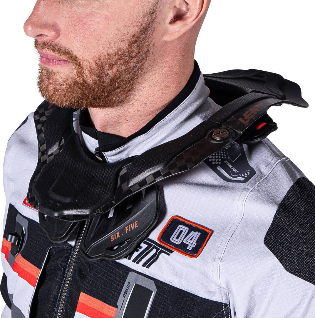 Leatt ADV Rally 5.5 Blouson textile de moto Gris clair/gris foncé/noir L Figure 18