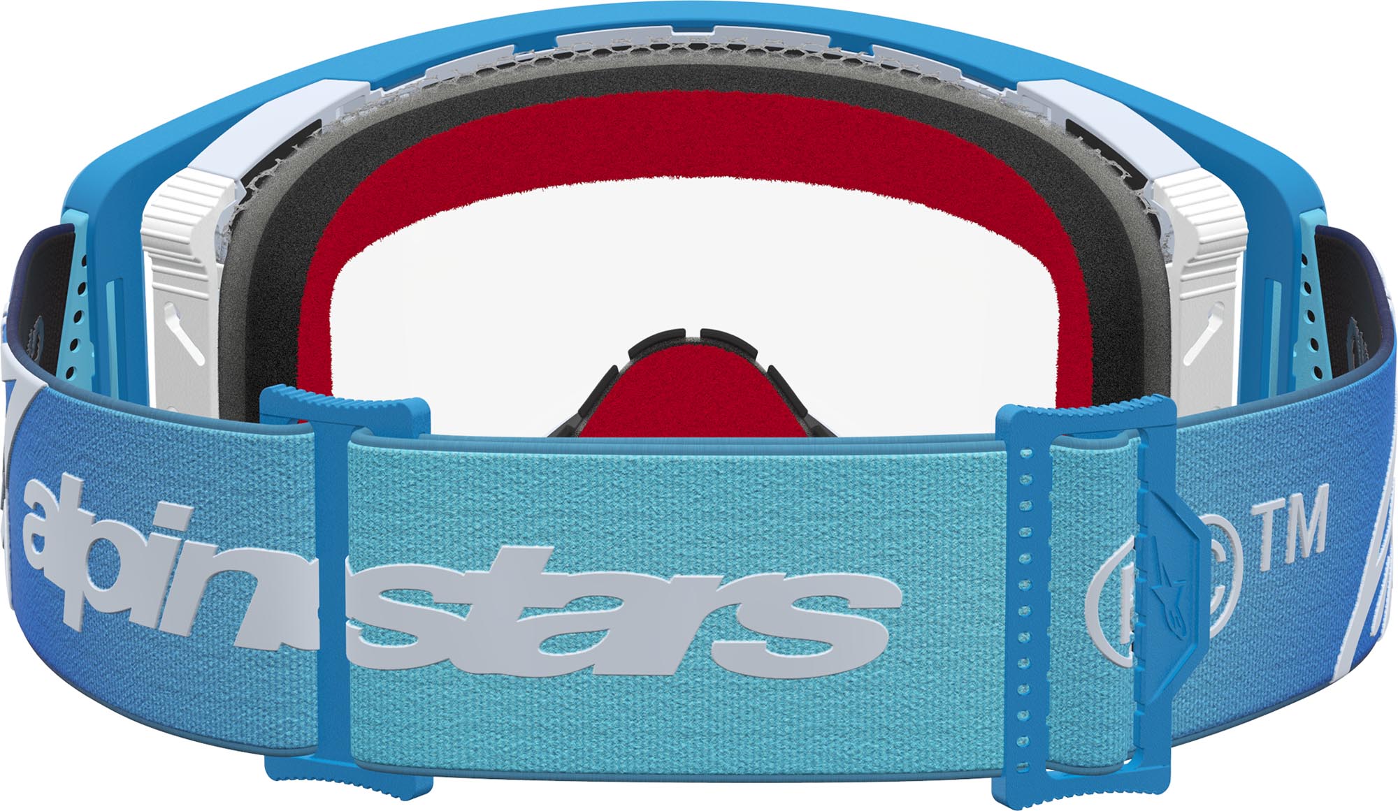 Alpinestars Supertech Dura Air Fluid Motocross Goggles blue/silver Figure 3