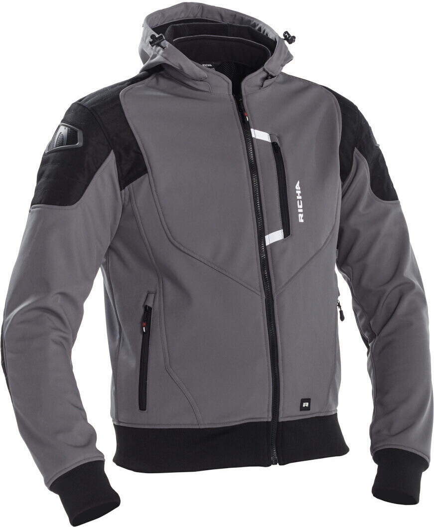 Richa Atomic veste textile de moto imperméable Gris/Noir M Figure 1