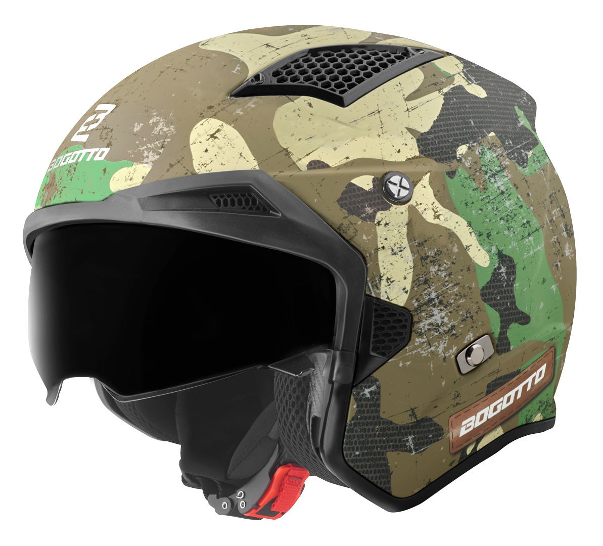 Bogotto Radic Camo Casque Green matt L Figure 3