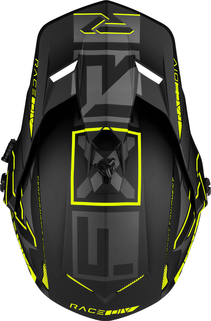 FXR Clutch X Evo Cască de snowmobil Negru mat/galben S (55/56) Figura 2