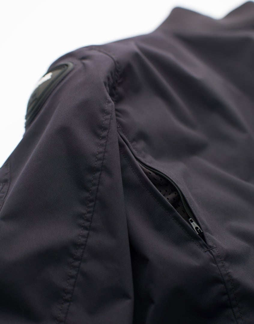 Blauer Maverick オートバイのテキスタイルジャケット 濃紺 L 図4