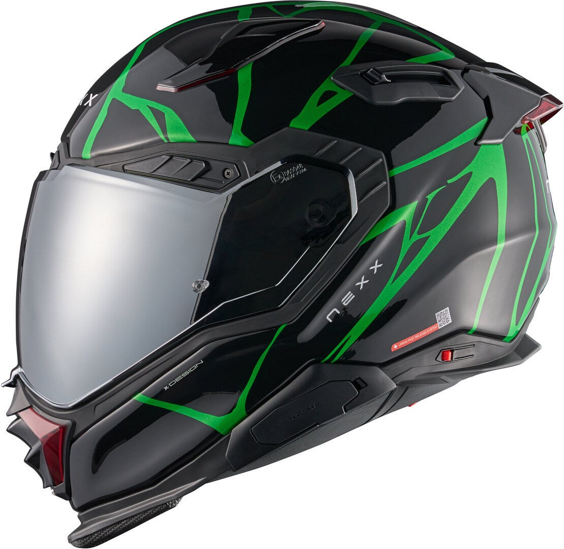 Nexx X.WST 3 B-Side Casque noir/vert XL (61/62) Figure 3