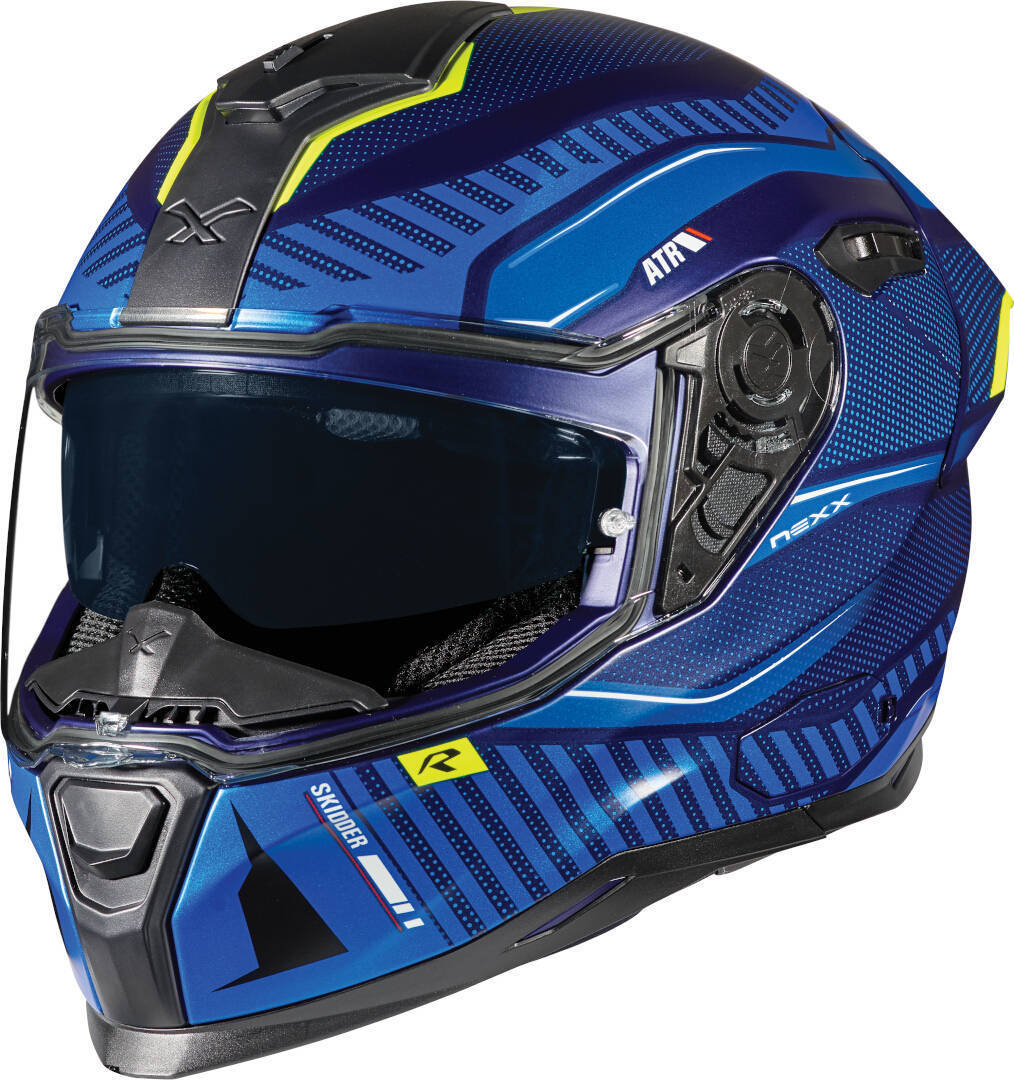 Nexx SX.100R Skidder Casco blu/giallo XXL (63/64) Figura 4