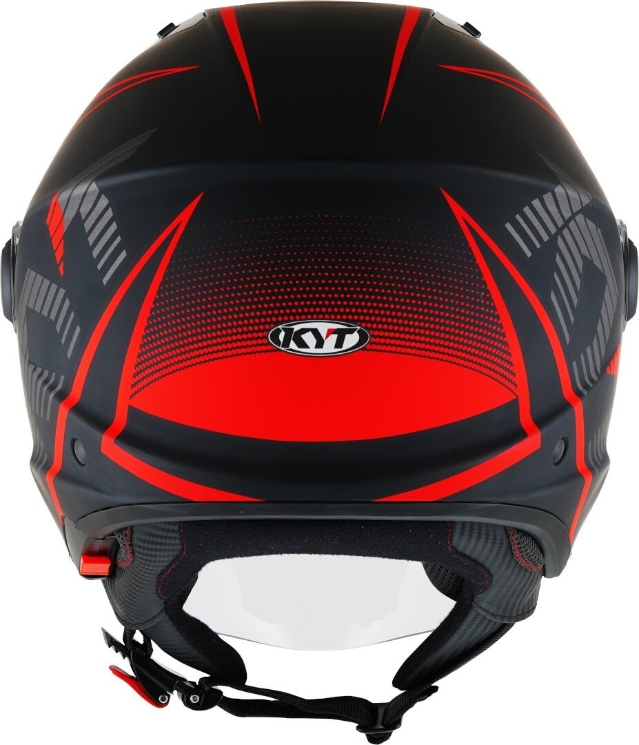 KYT D-City Colorful Jet Helmet red matt M (57/58) Figure 4