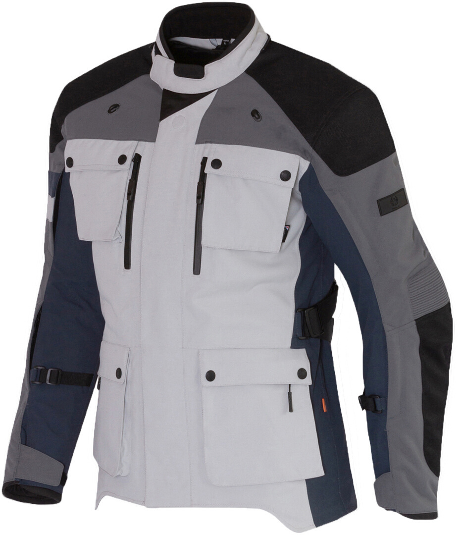 Merlin Solitude D3O Motorrad Textiljacke blau/grau L Abbildung 2