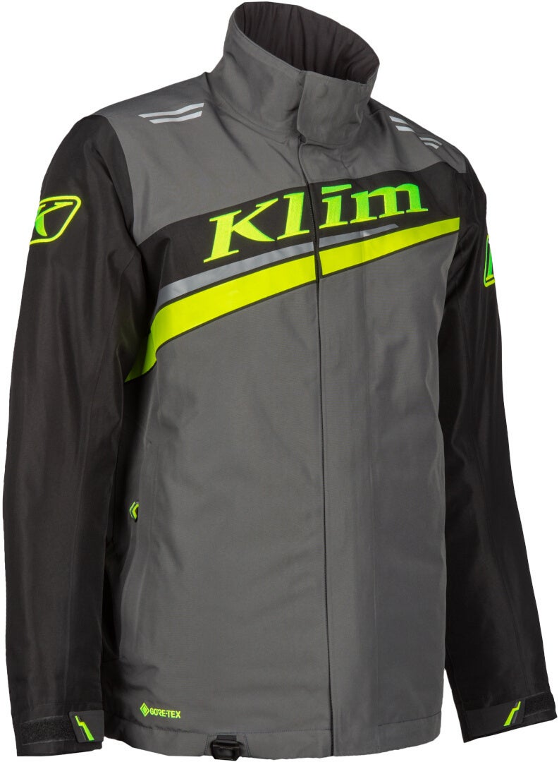 Klim Kaos Snescooter jakke grå/sort/gul M Figur 4
