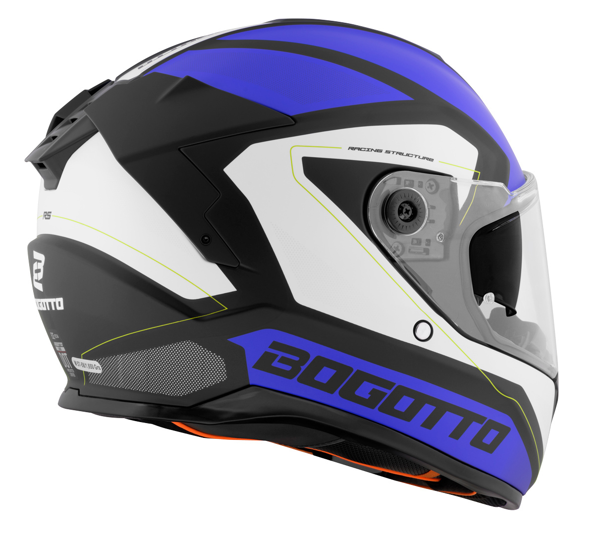 Bogotto FF122 BGT Casco blu/bianco L Figura 3