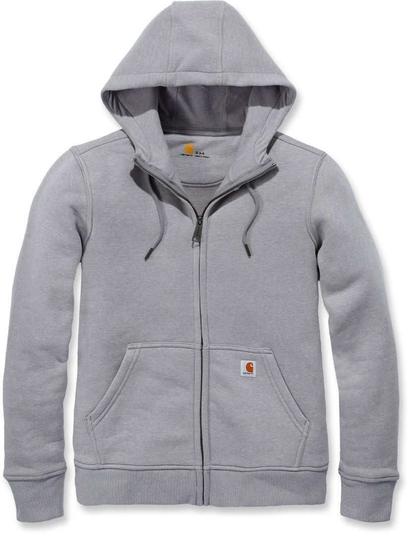 Carhartt Clarksburg Full Zip Senhoras com capuz Cinza claro S Figura 1