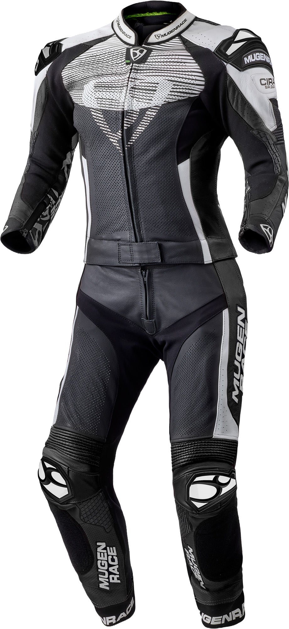 MUGENRACE Cira-SR perforated Two Piece Ladies Motorcycle Leather Suit-image-928942035