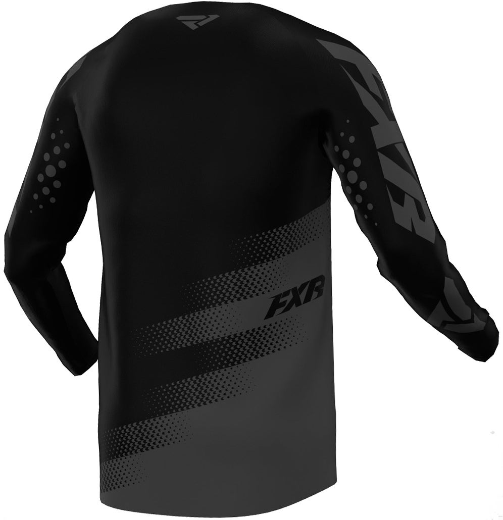 FXR Clutch Stripes Motocross Jersey sort/grå S Figur 2