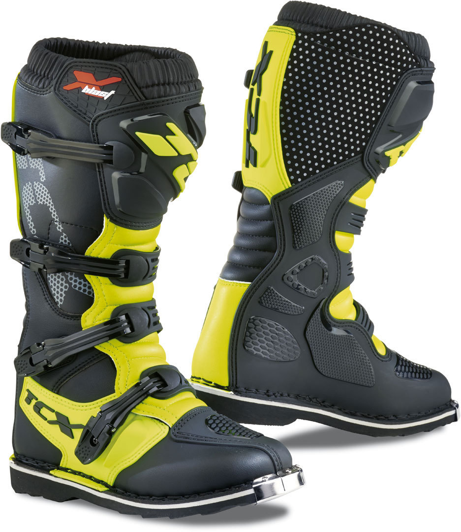 TCX X-Blast Cizme de motocross negru/galben-neon 38 Figura 1