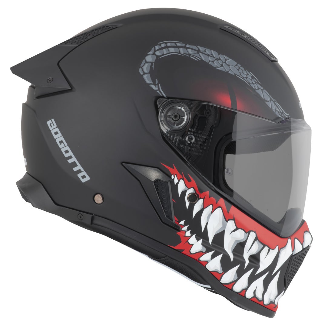 Side view of Bogotto Rapto Reptile Helmet
