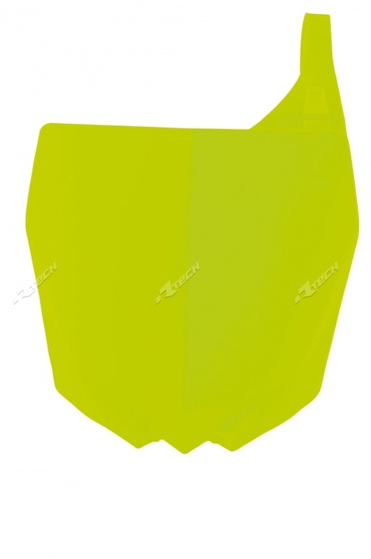 Tehnic de cursă Plăcuța de înmatriculare față Galben neon Yamaha YZ125/250/250F/450F Figura 2