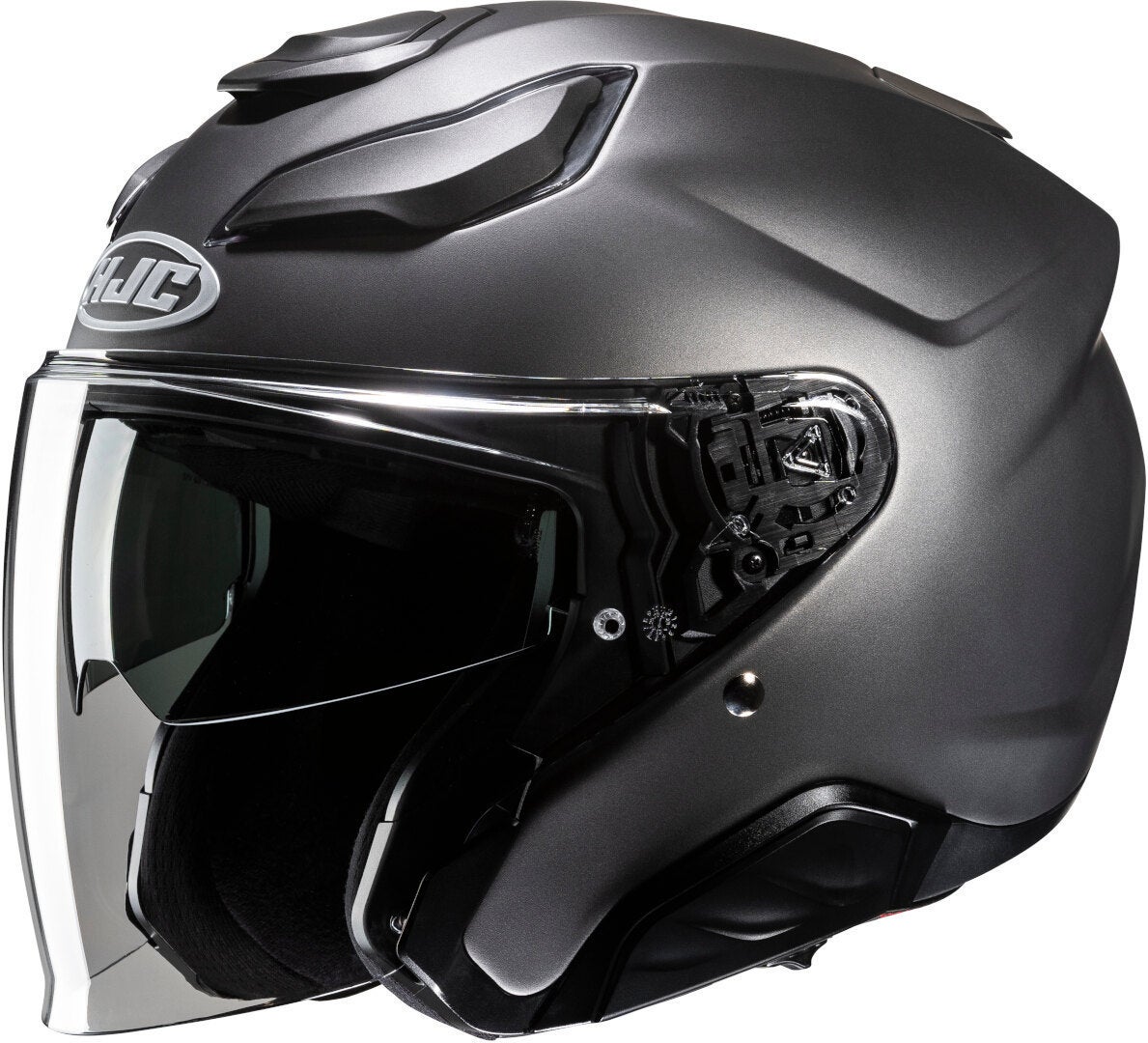 HJC F31 Solid Jet Helm Titanium mat XXL (62/64) Figuur 1
