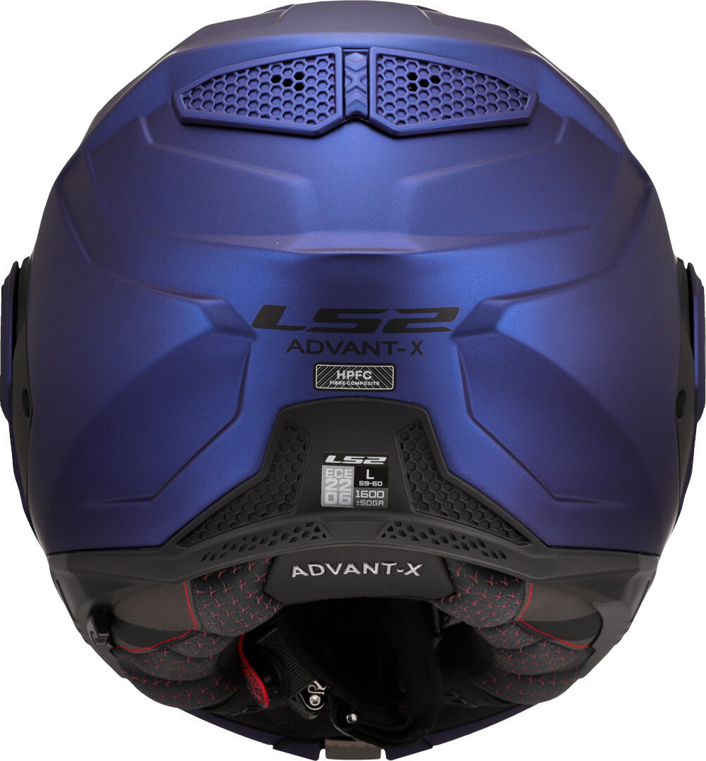 LS2 FF901 Advant X Solid Kypärä Sininen Matt M (57/58) Kuva 4