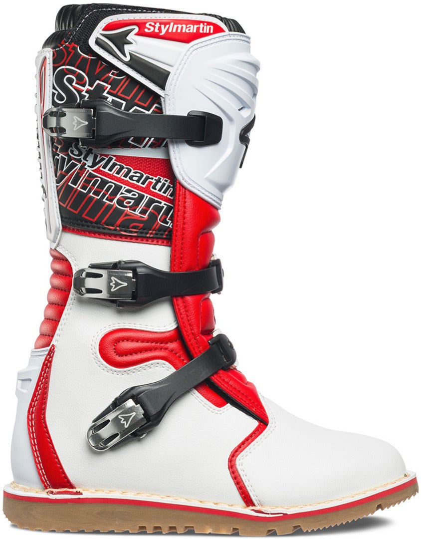 Stylmartin Impact Pro Botas de motocross impermeables blanco/rojo 41 Figura 2