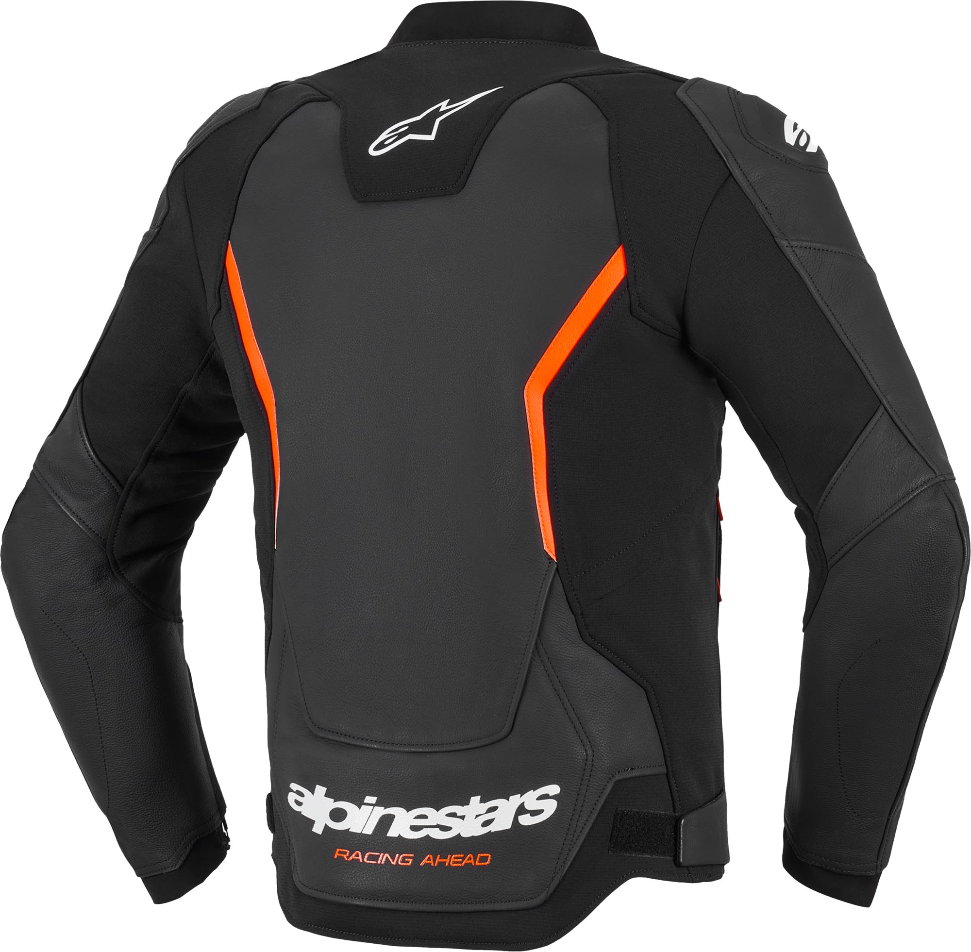 Alpinestars GP Force V2 Motorcycle Leather Jacket black/neon-red 58 Figure 2