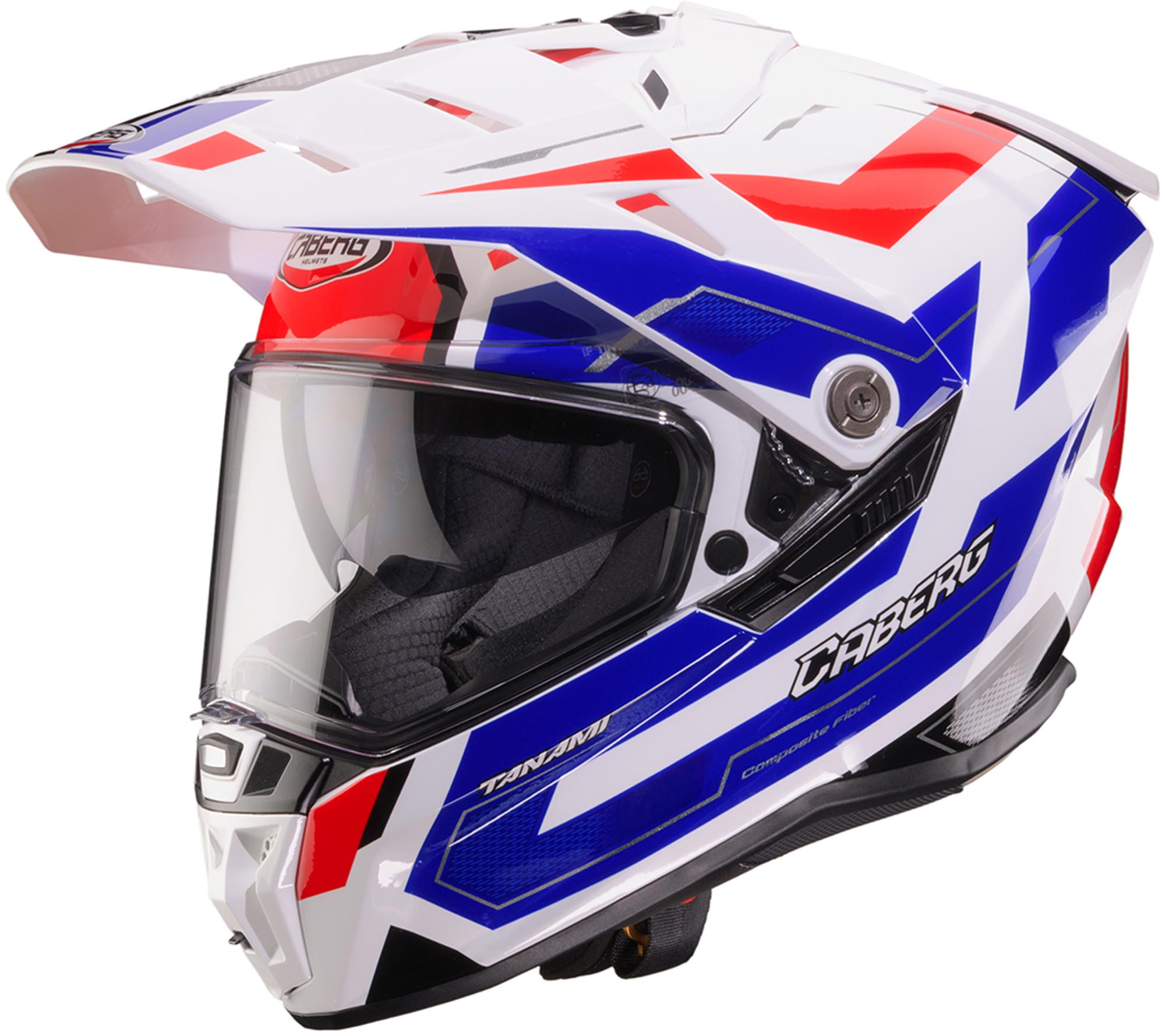 Caberg Tanami Ranger Casque Blanc/Bleu/Rouge S (55/56) Figure 1