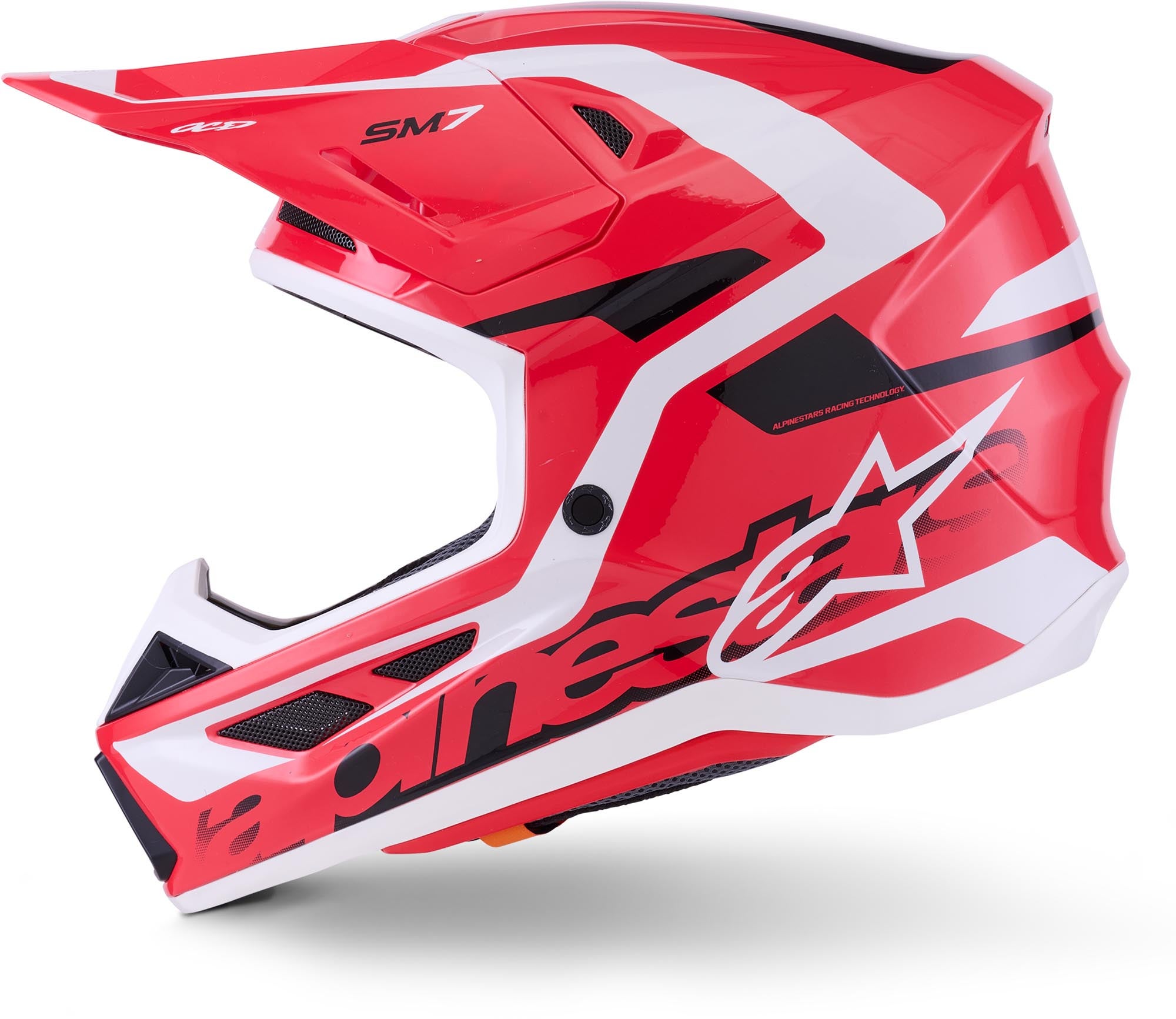 Alpinestars S-M7 Deed Casque de motocross Rouge/Noir S (55/56) Figure 6