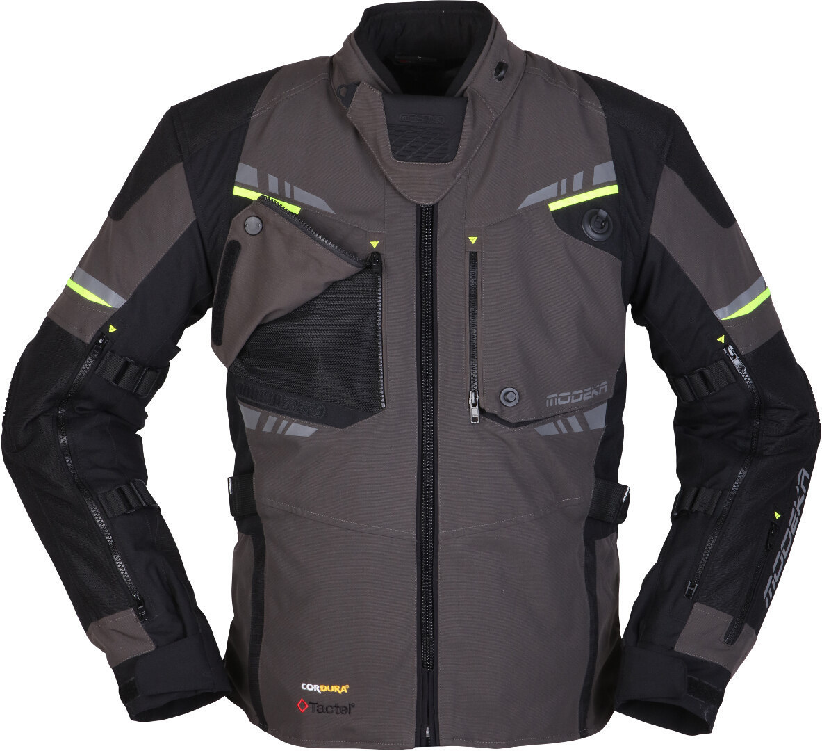 Modeka Taran Motorcycle Jacket dark grey/black M Figure 1