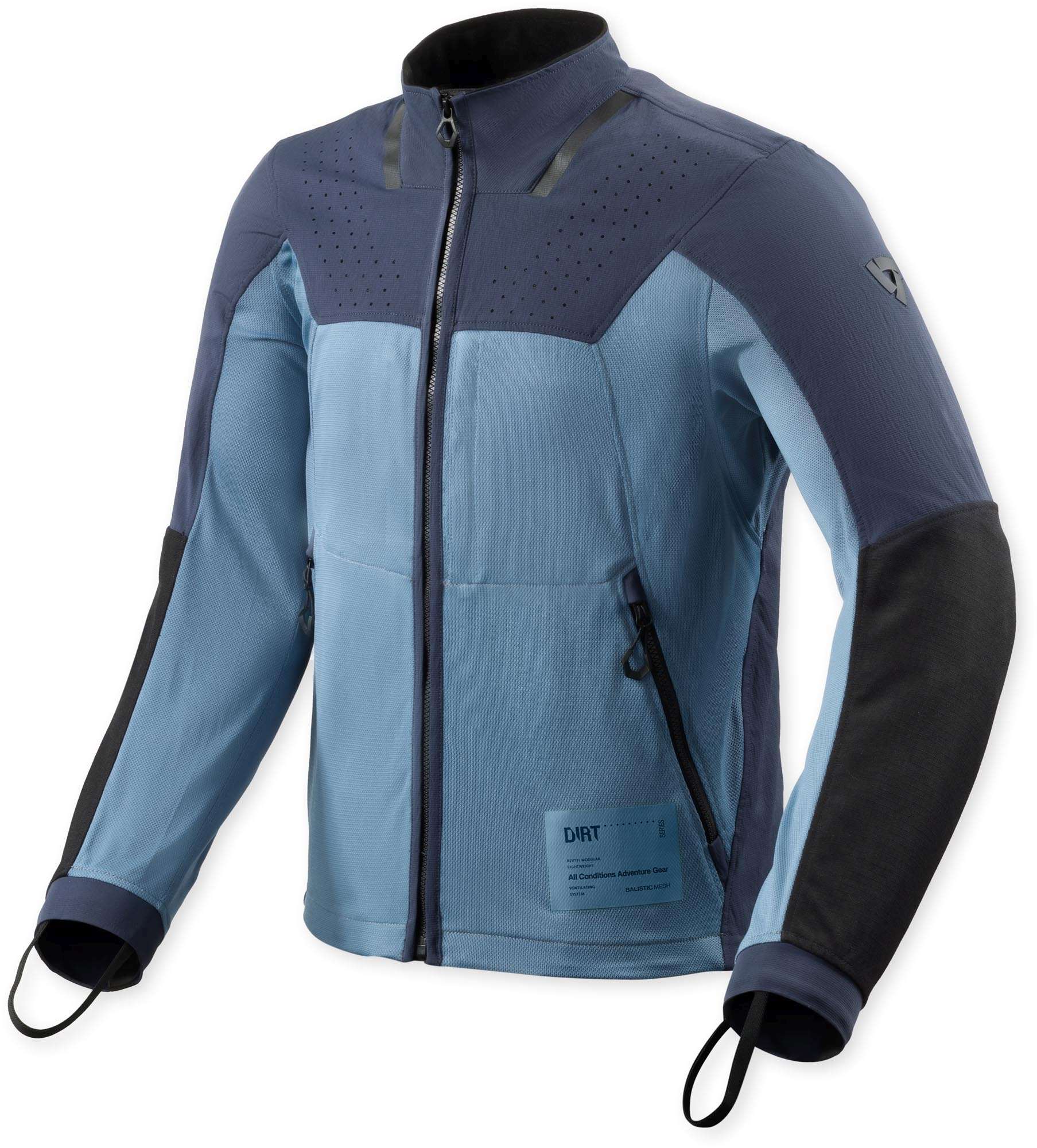 Revit Territory 2 Jaqueta têxtil de motocross azul claro/azul escuro 2XL Figura 1