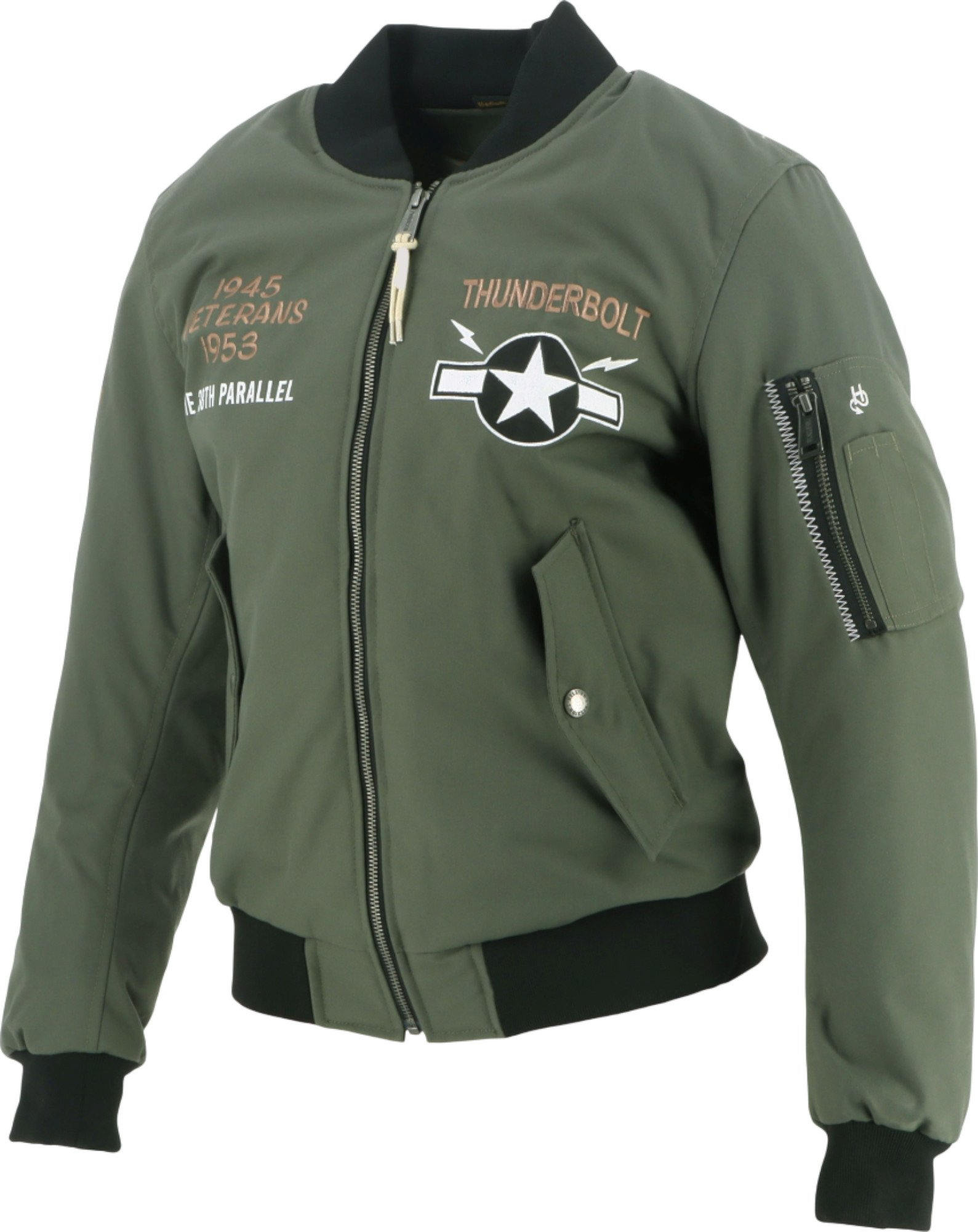 Helstons Tigresse Ladies Motorcycle Textile Jacket Khaki/Black 2XL Figure 2