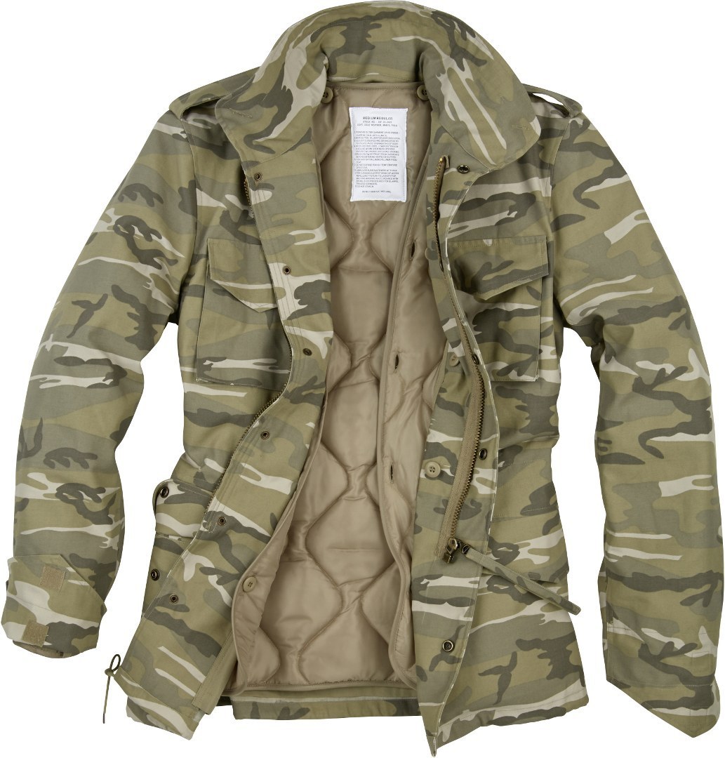 Surplus US Fieldjacket M65 Jacket camouflage M Figure 1