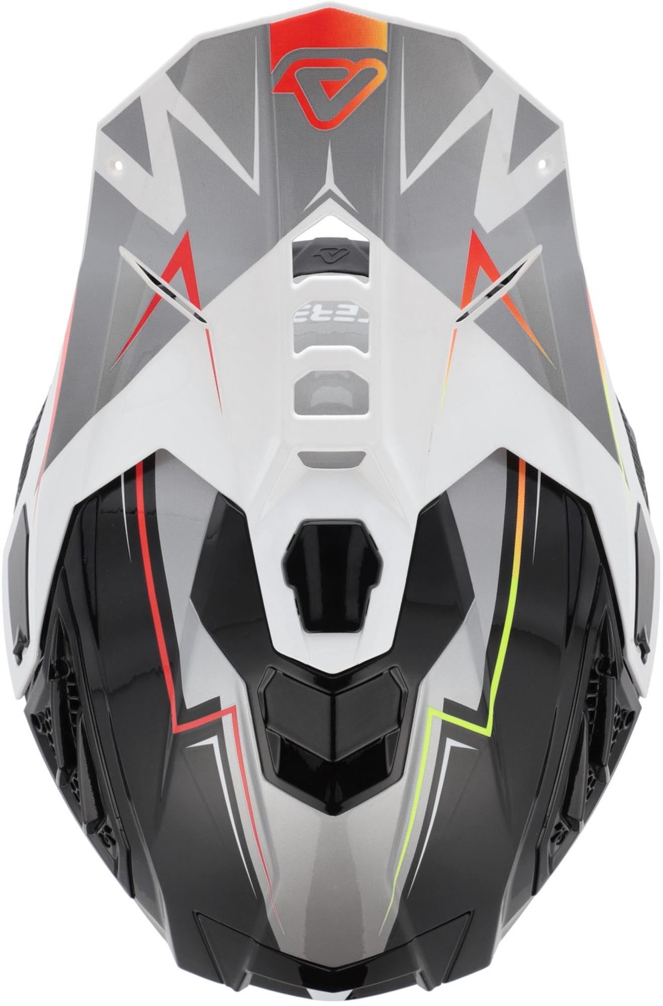Acerbis Airstrike-X Graphic Motocrosshjelm sort/orange/sølv M (57/58) Figur 5