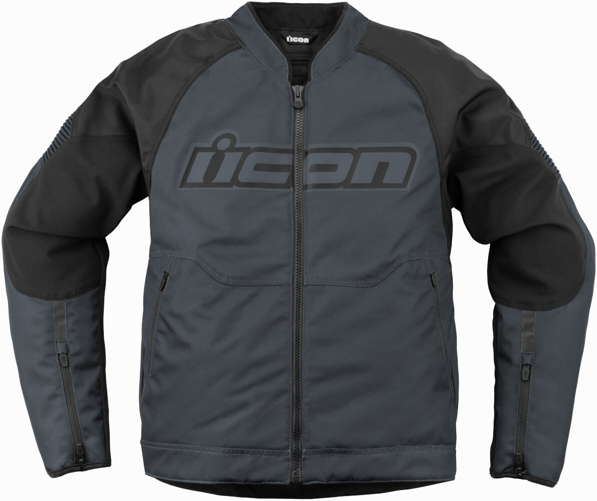 Icon Overlord3 Motorcycle Textile Jacket dark grey/black XL Figure 1