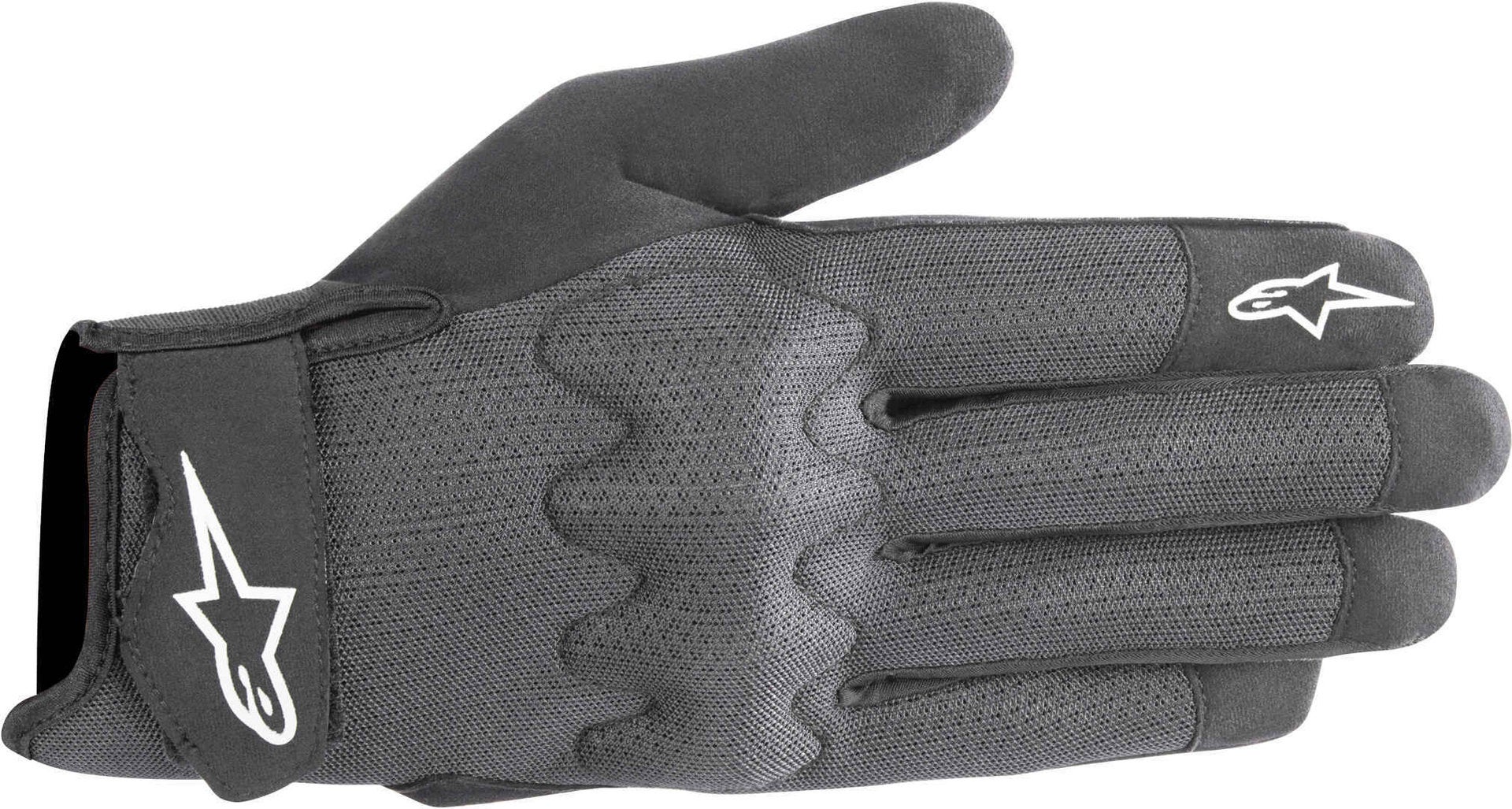 Alpinestars Stated Air perforerede motorcykelhandsker sort/grå L Figur 1