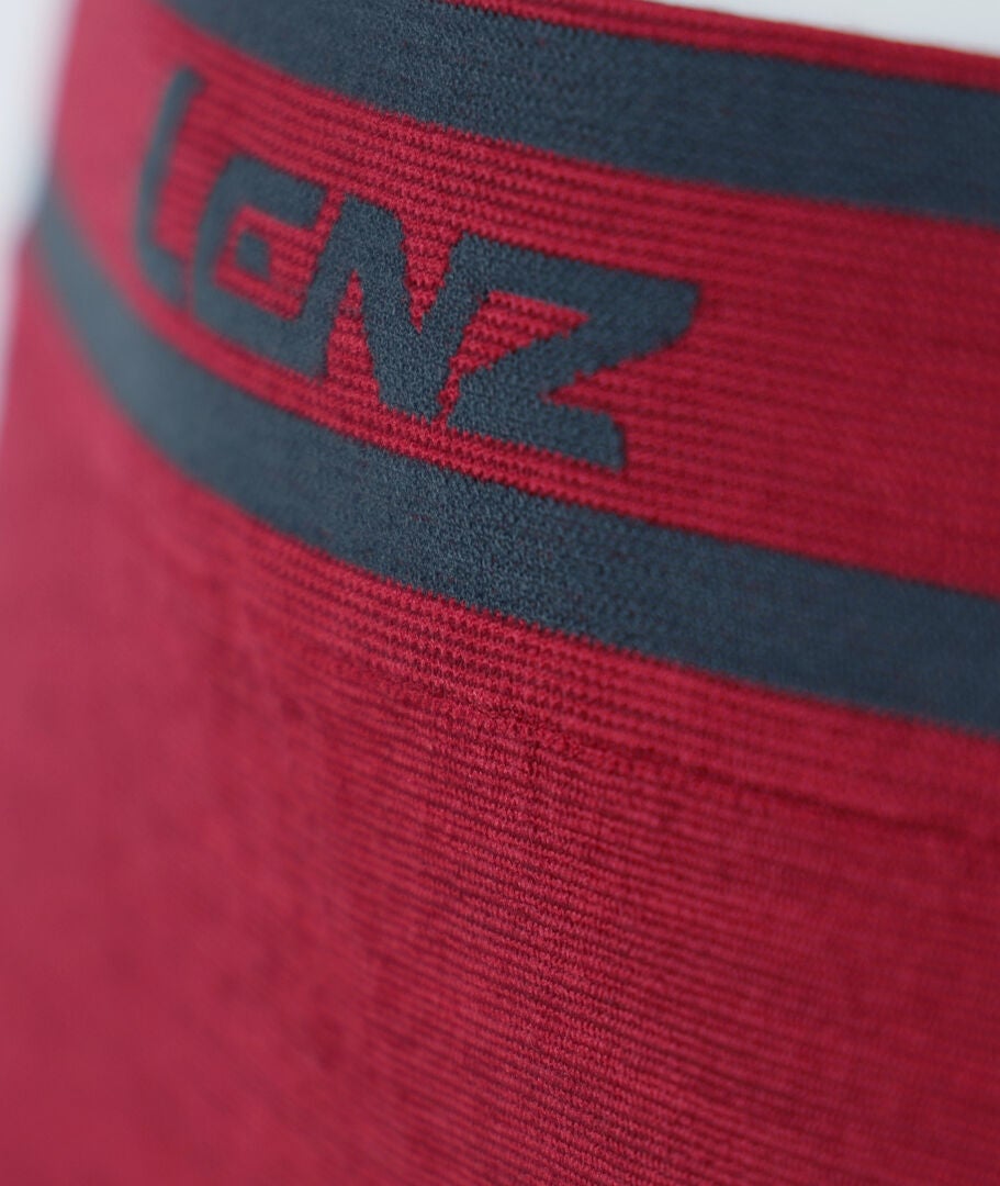Lenz 6.0 Merino Functionele shorts voor dames Donkerrood L Figuur 2