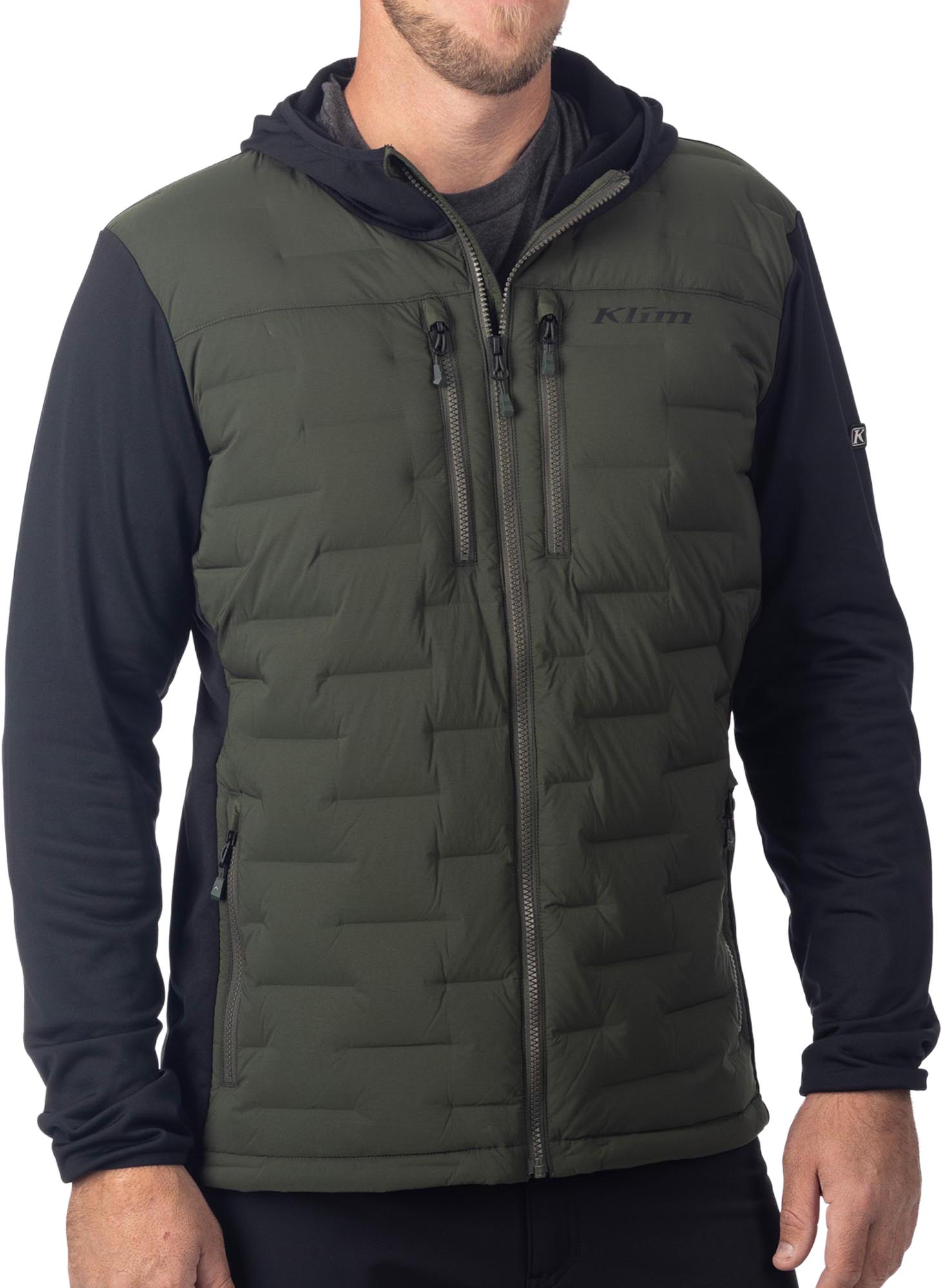 Klim Boulder Stretch Kabát Down Hybrid zelená/černá M Obrázek 1