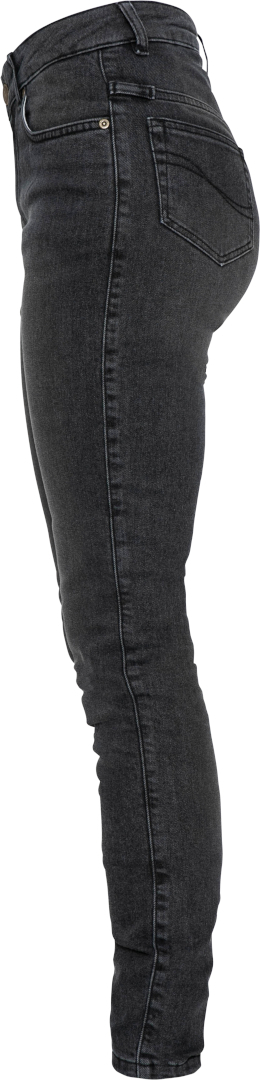 John Doe Jane High Mono XTM Damer Motorcykel Jeans Svart tvätt 26/34 Figur 6