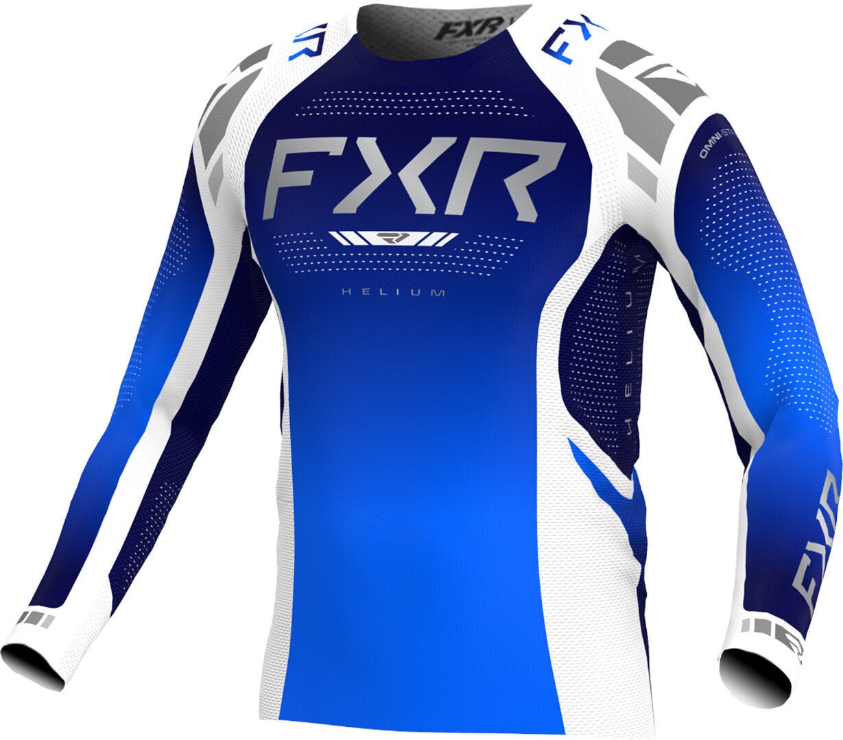 FXR Helium 2025 Motokrosový dres modrobílá S Obrázek 1