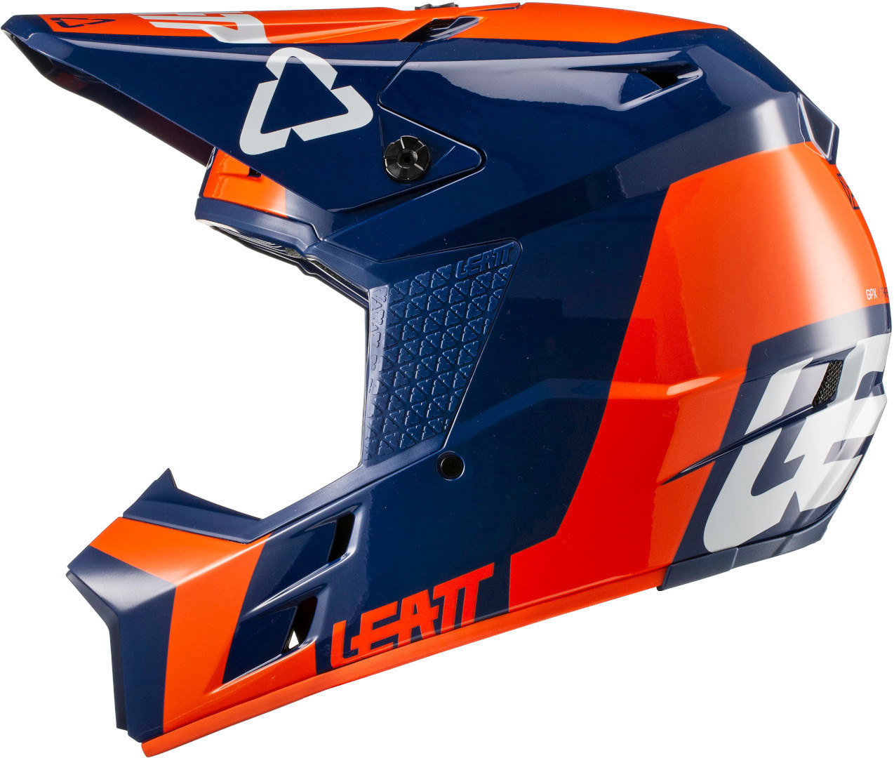 Leatt GPX 3.5 V20.2 Motocross hjälm Blå/orange Man (57/58) Figur 3