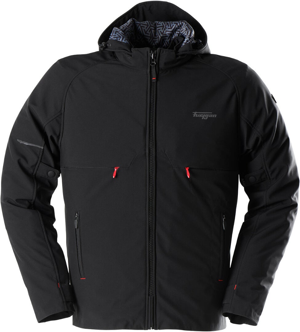 Furygan Addax Wasserdichte Motorrad Textiljacke schwarz 3XL Abbildung 4