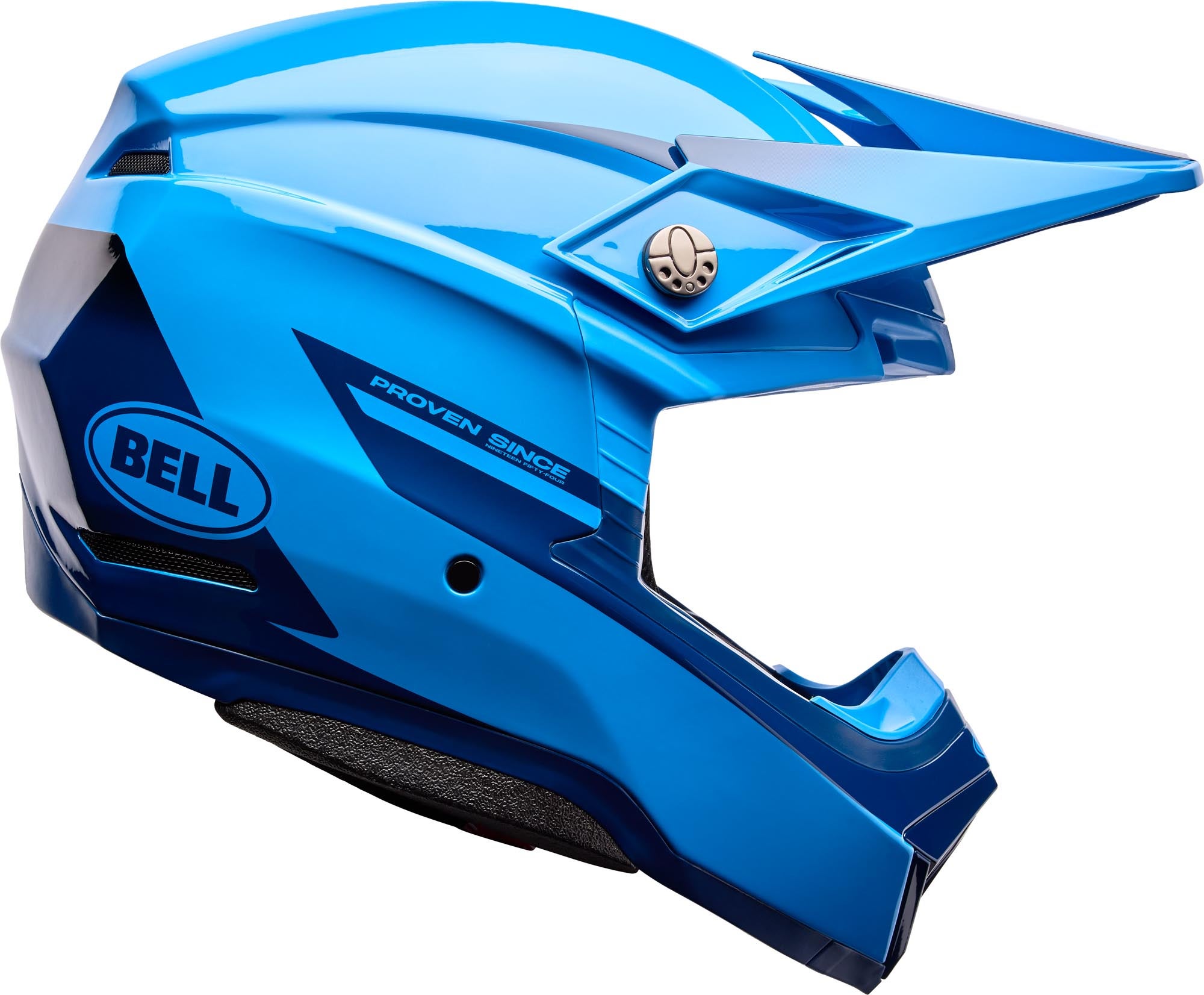 Side view of Bell Moto-10 MIPS Fade Motocross Helmet