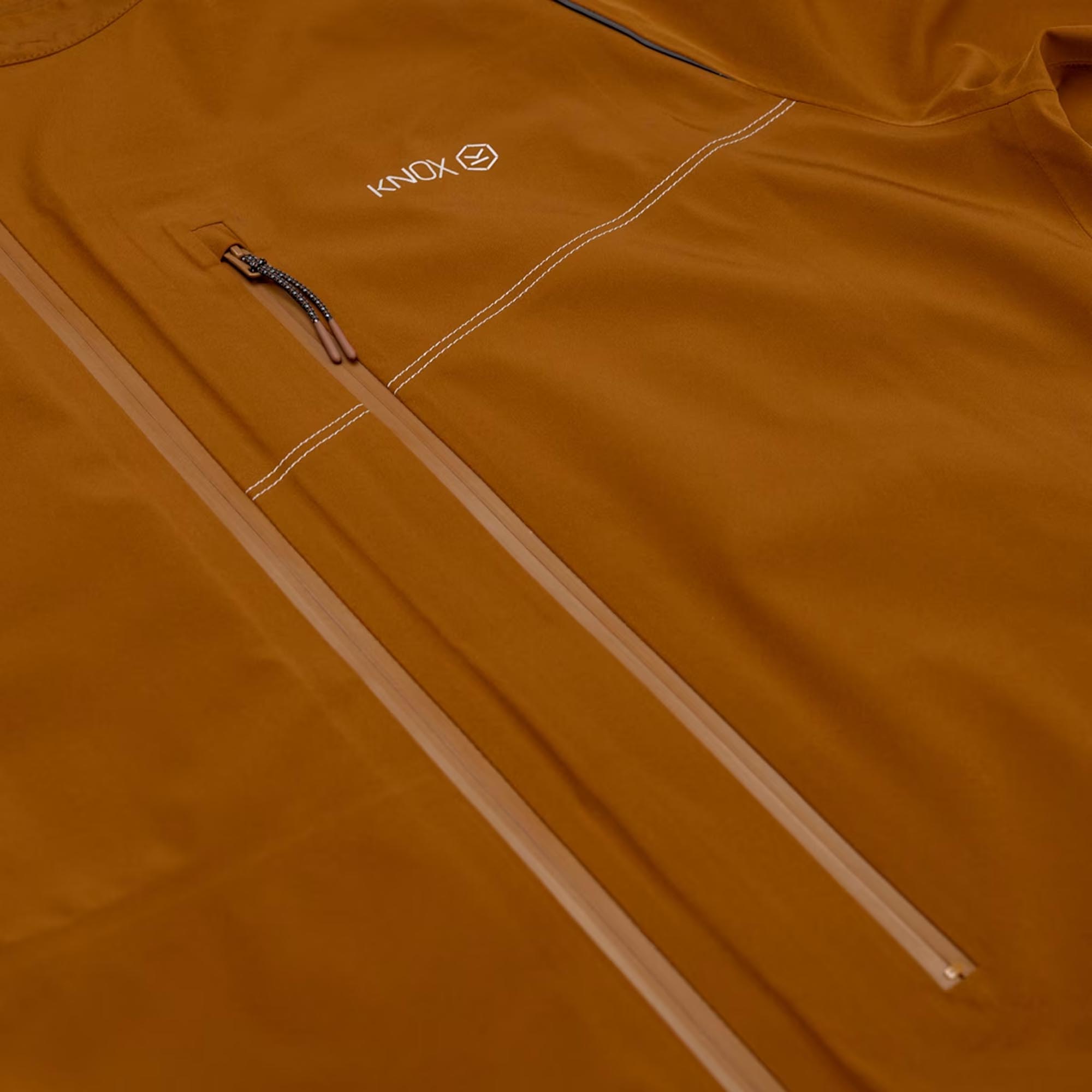 Knox Impass Motorcycle Rain Jacket brown M Figure 5