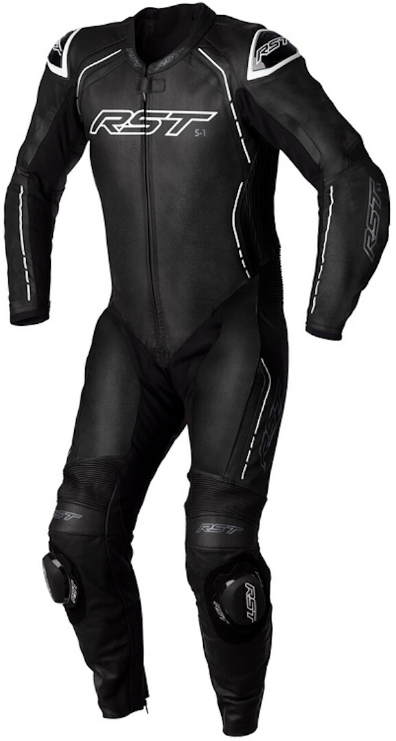 RST S1 Tuta in pelle da moto in 1 pezzo Bianco/nero M Figura 1