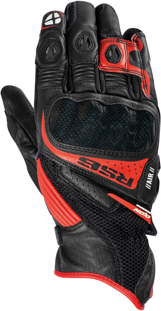 Ixon RS6 Air Mănuși de motocicletă Negru/Roșu S Figura 1