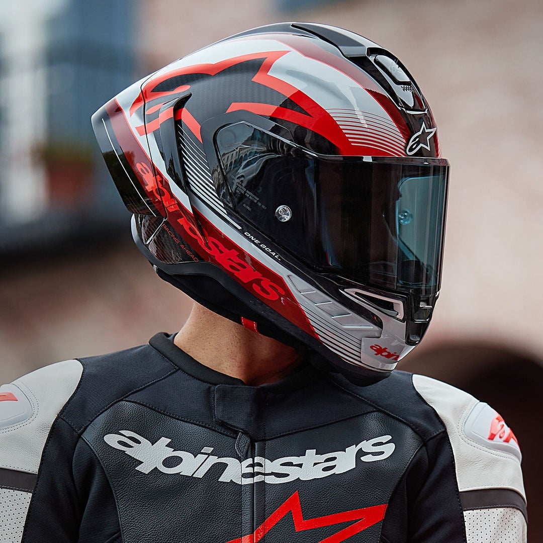Alpinestars Supertech R10 Team Carbon Helm schwarz/rot/weiß XXL (63/64) Abbildung 20