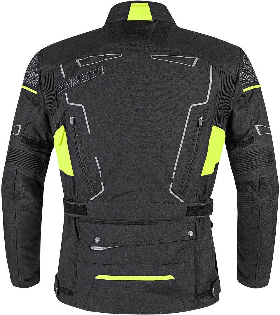 Germot NorthWest Motorrad Textiljacke schwarz/gelb XXL Abbildung 2