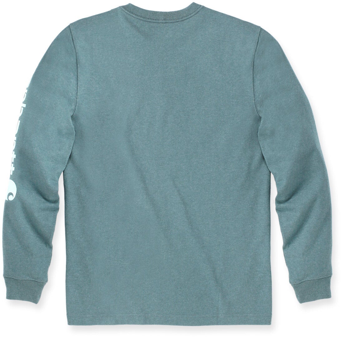 Carhartt Logo Longsleeve turchese XXL Figura 2
