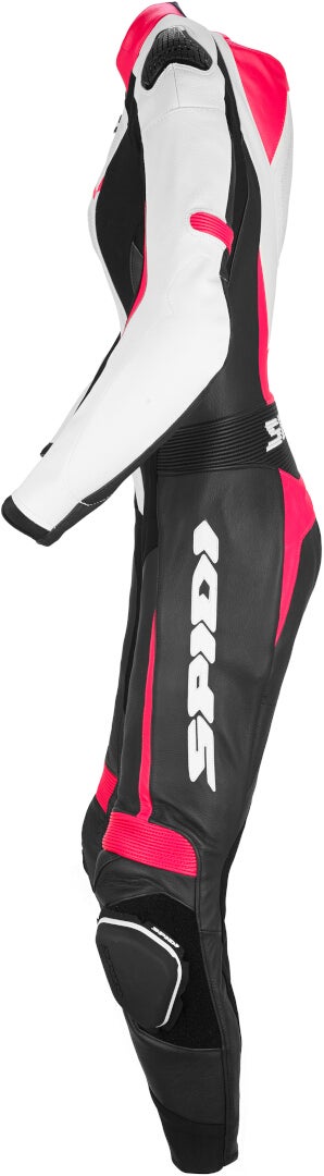Spidi Track Perforated Pro Damen Motorrad Lederkombi schwarz/weiß/pink 50 Abbildung 2